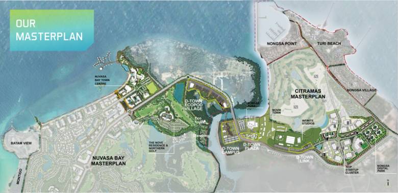 Nongsa D Town masterplan