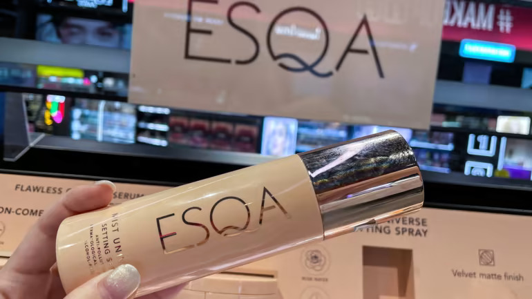 Indonesian beauty brand Esqa offers halal-certified makeup with vegan ingredients. Photo by Nana Shibata.