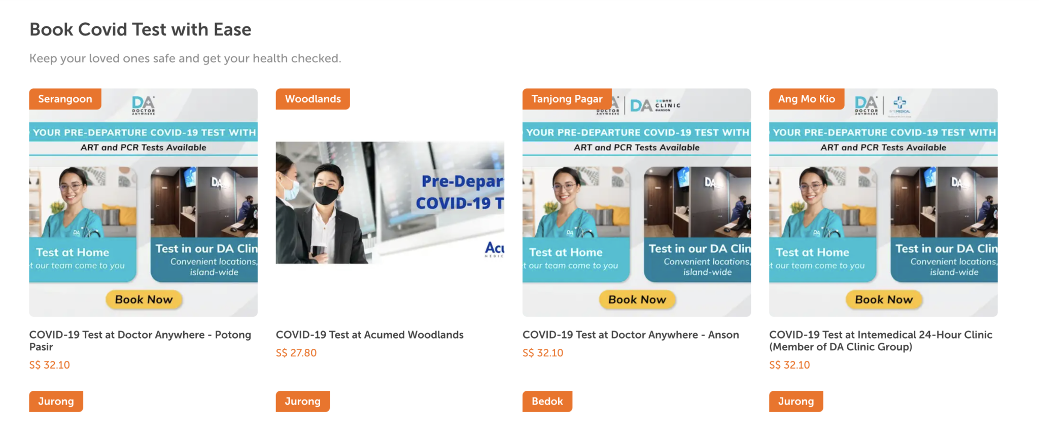 Traveloka keeps travelers up to date with the health requirements of each country. Image courtesy of Traveloka’s website.