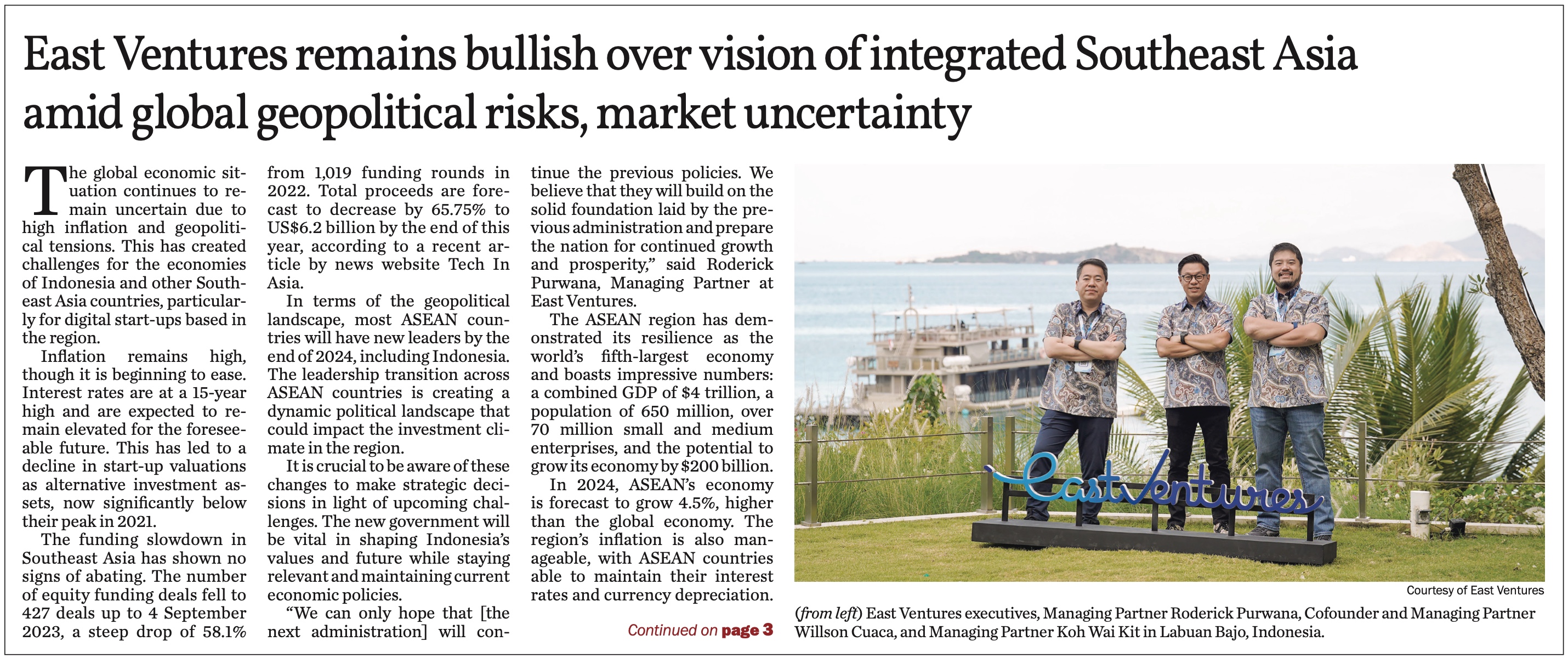 East Ventures remains bullish