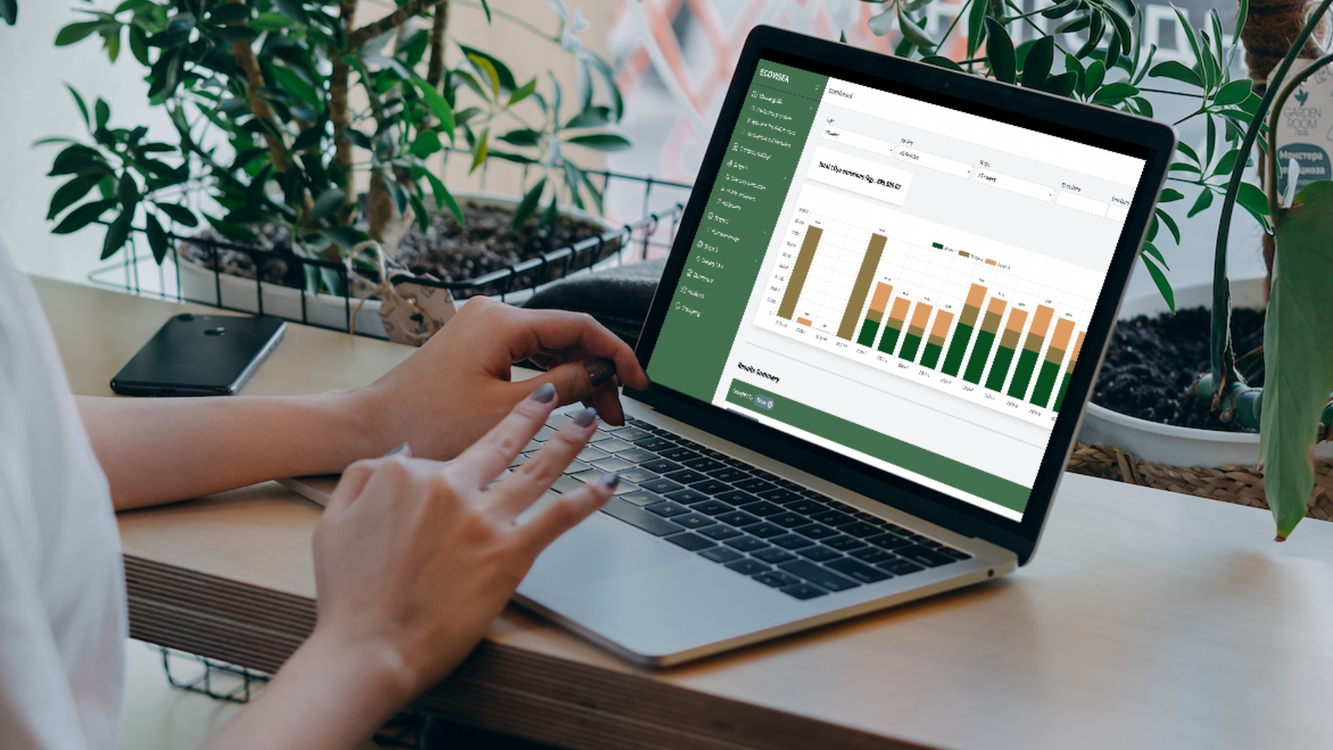 Dashboard of ECOVISEA
