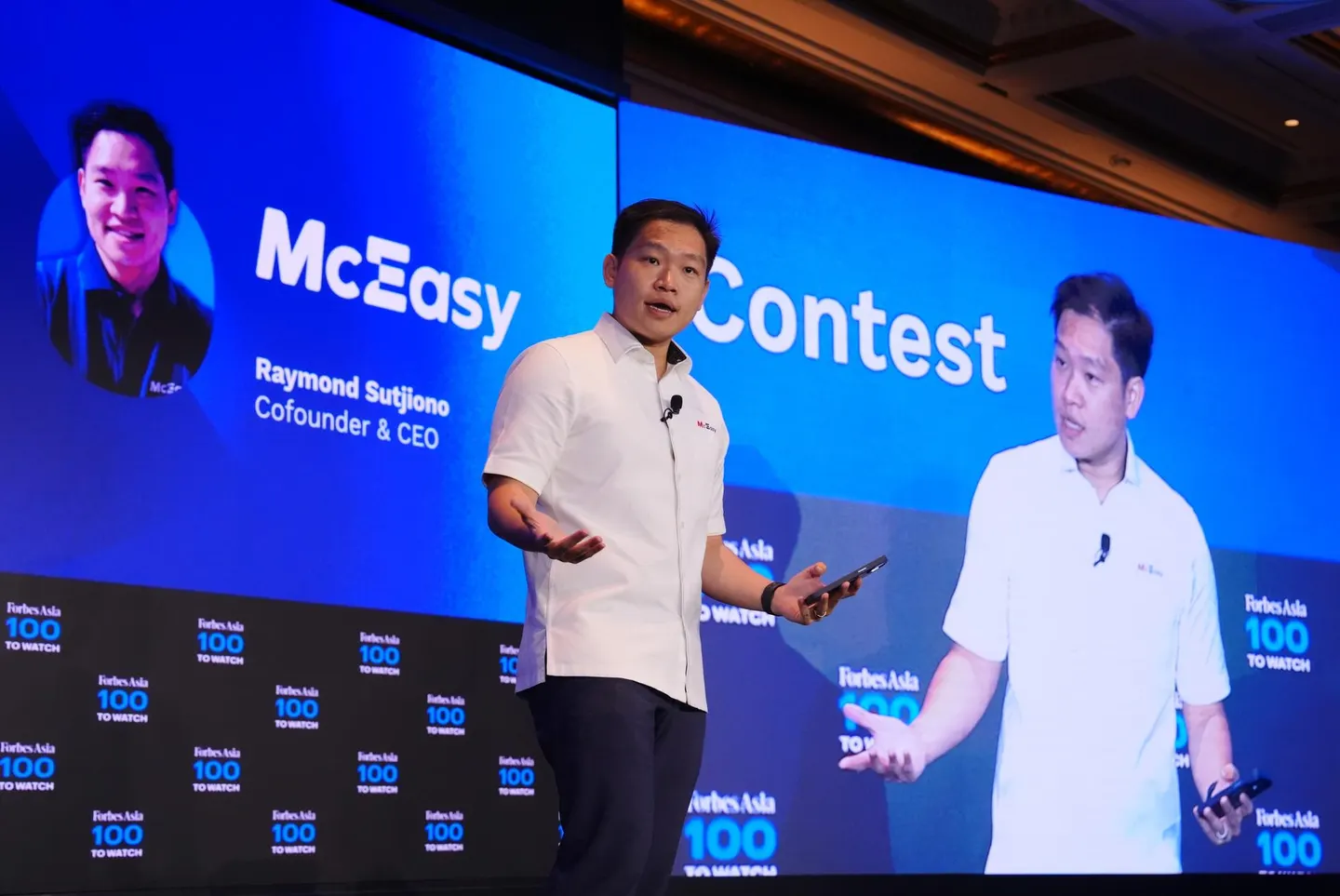 McEasy at Forbes Asia 100 list