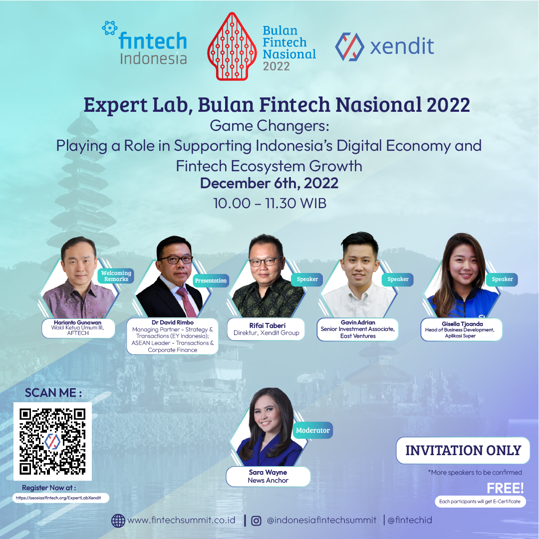 AFTECH x Xendit Expert Lab 6 Des 2022 Poster|Individual Speaker Poster - Bapak Gavin Adrian