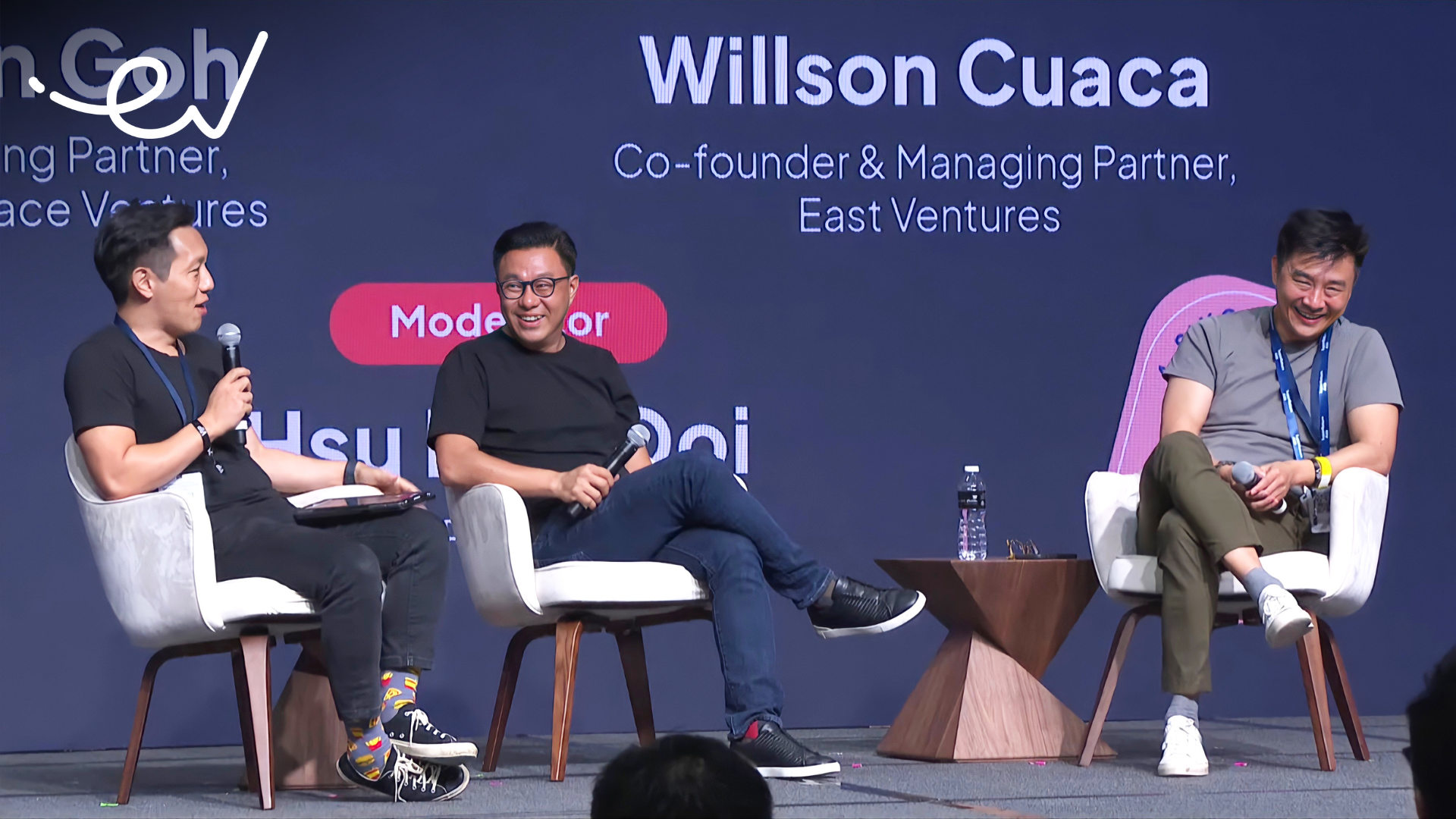 Willson Cuaca at the Tech in Asia Conference Panel|Willson Cuaca