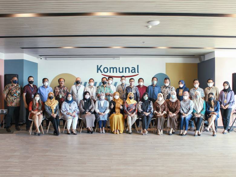 Komunal Team|Deposito BPR Official Launching - Komunal & BPR|Komunal Booth