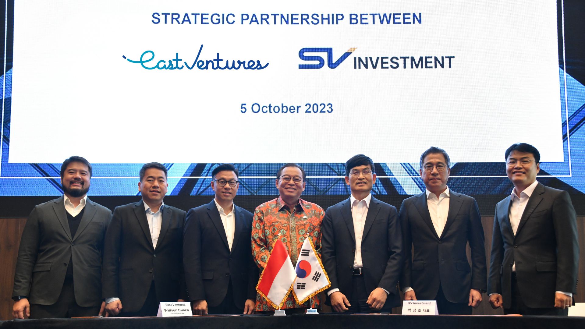 East Ventures South Korea fund in partnership with SV Investment|||||||||||||