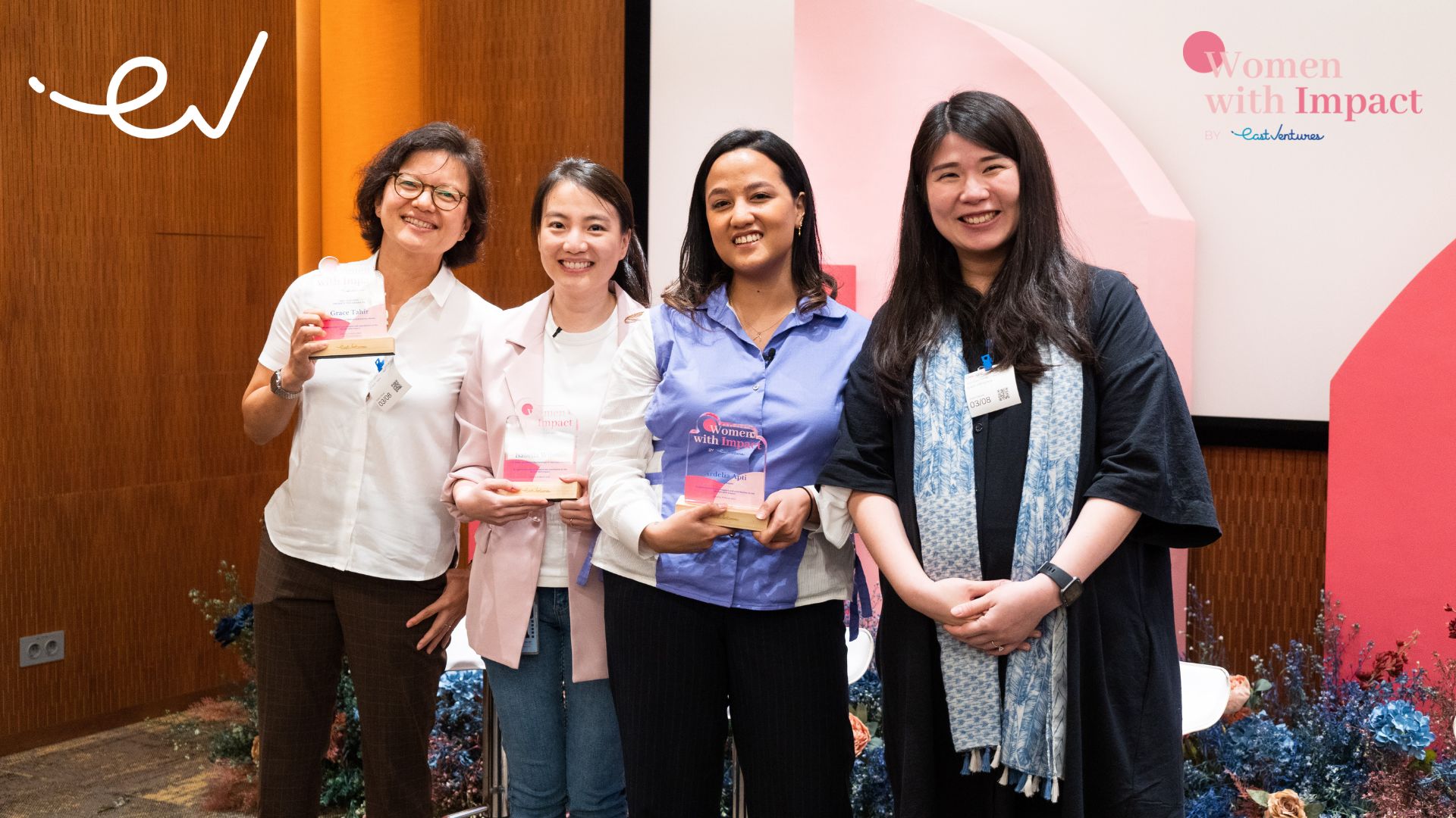 The panelists of the Women with Impact program held on 8 March 2023