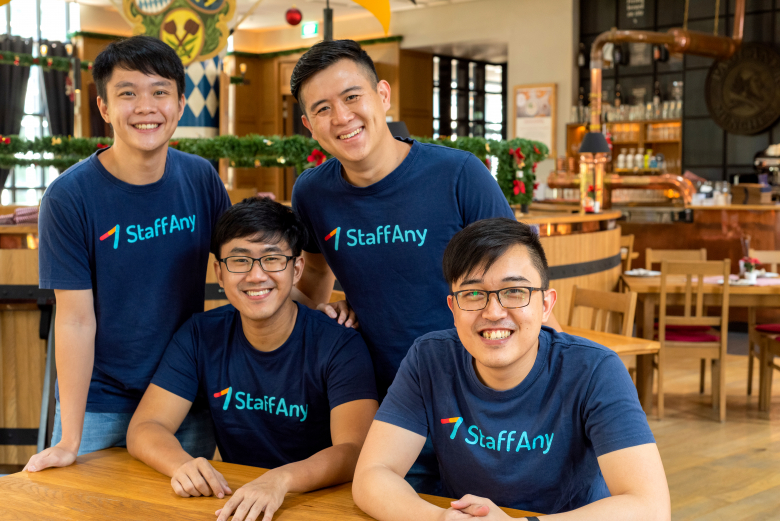 StaffAny Founding Team|StaffAny Employees at SaladStop!