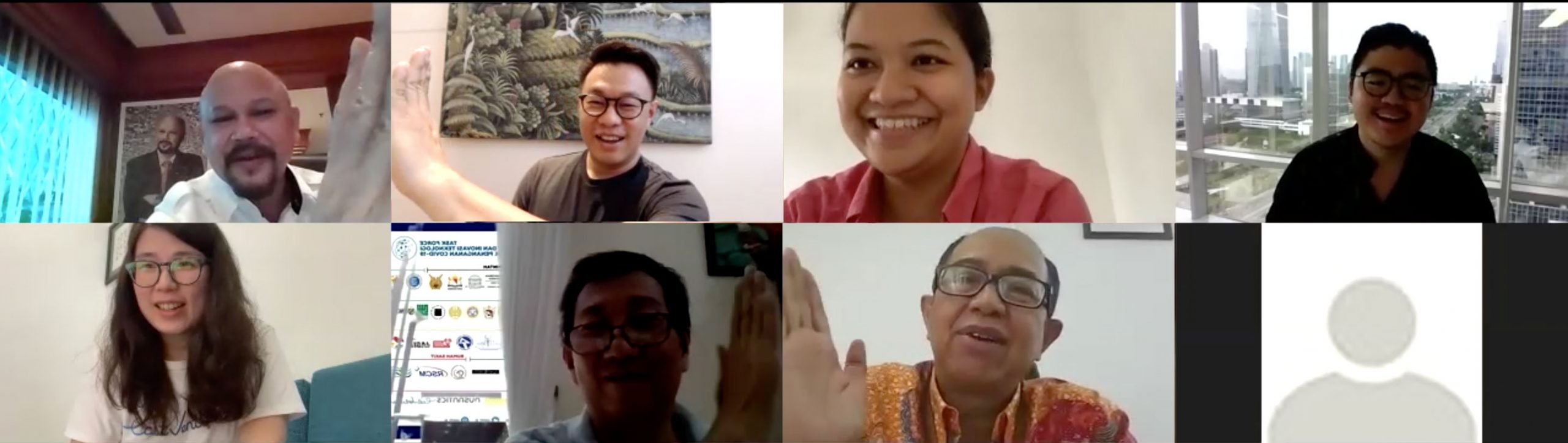 Symbolic handover of Indonesia PASTI BISA donation