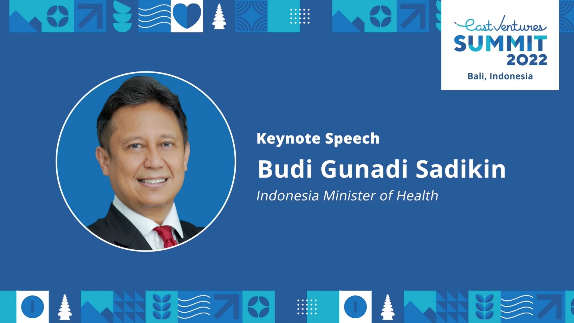Keynote Speech - Pak Budi G Sadikin