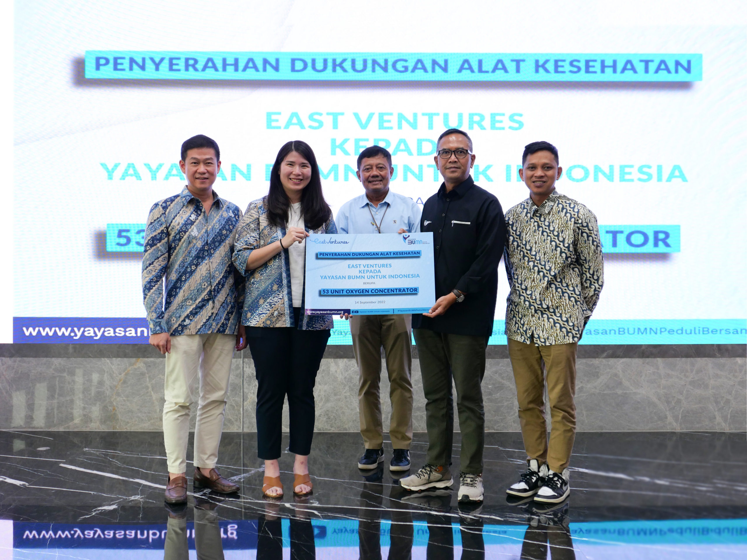 East Ventures di OC Donation Yayasan BUMN