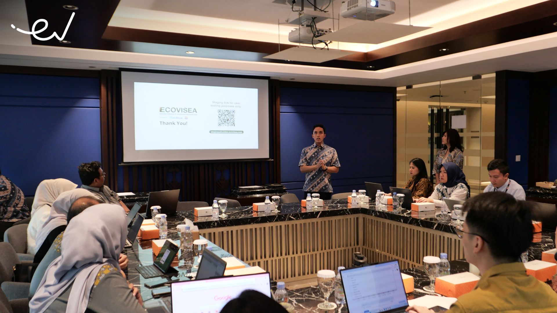 ECOVISEA user testing with East Ventures team