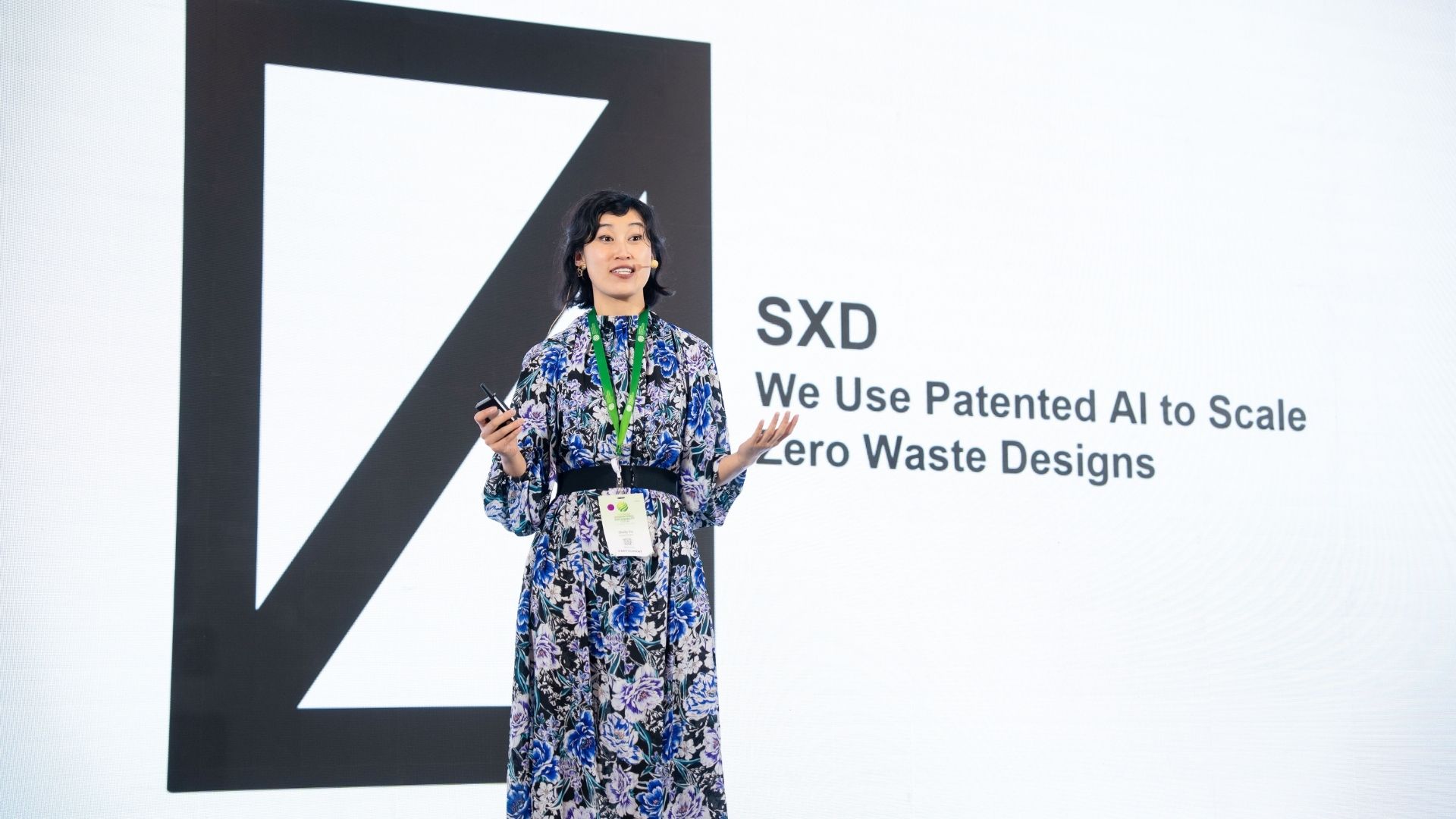 Shelly Xu, Founder & CEO of SXD AI at the CIIC 2025 Grand Finale