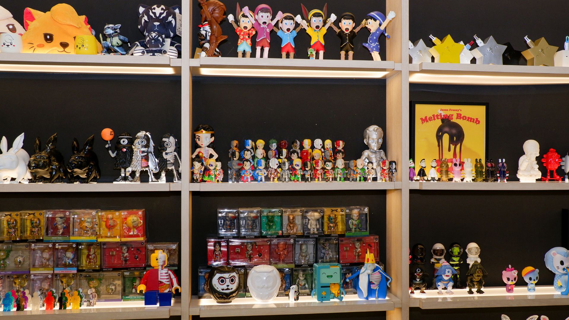 Mighty Jaxx’s products and collaborations with global IPs such as LEGO, Warner Bros. (DC), Cartoon Network, and more.