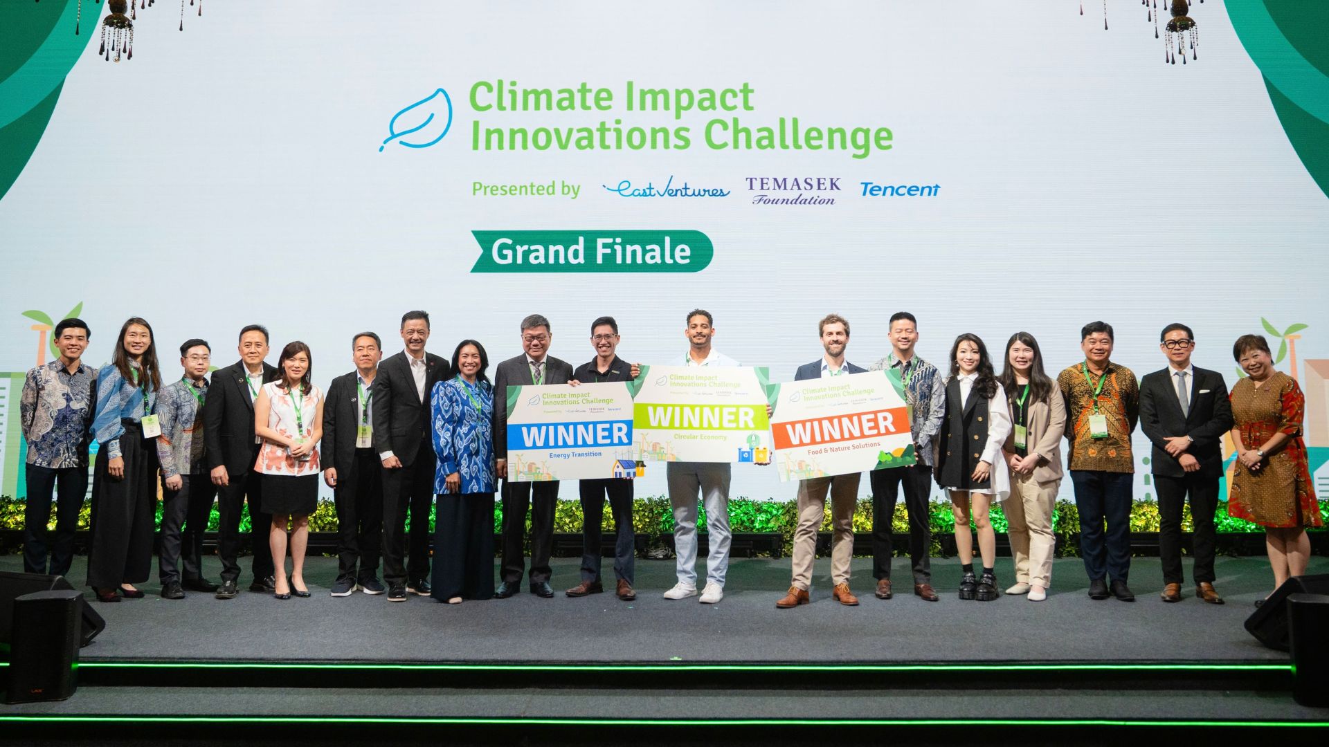 The winners of Climate Impact Innovations Challenge 2026